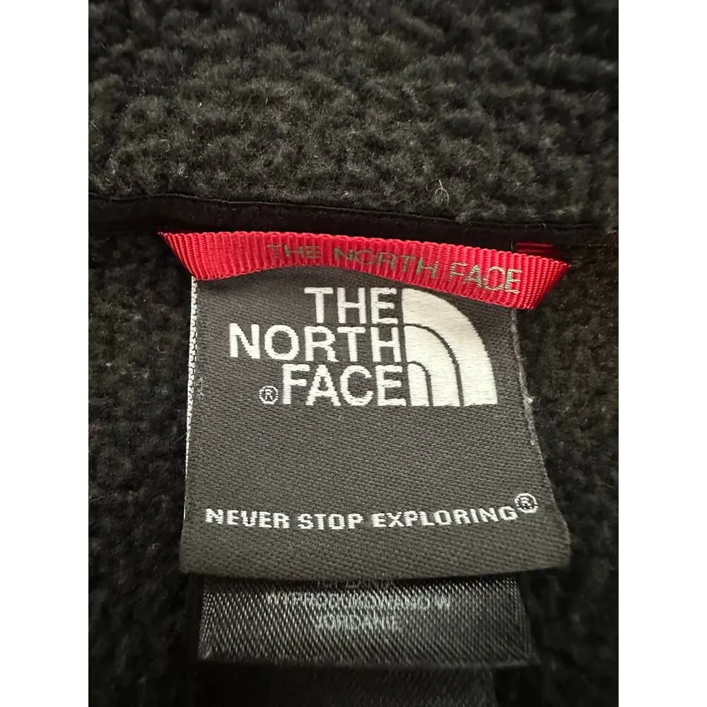 The North Face Men’s Medium Black Full Zip Fleece Jacket Zip Pockets Outdoor
